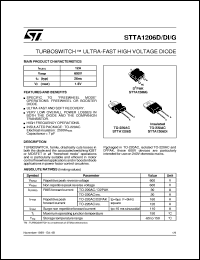 STTA1206G Datasheet