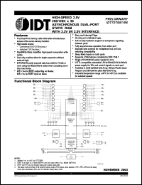 IDT70T651S12BFI Datasheet