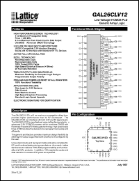 GAL26LV12D-5LJ Datasheet