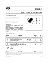 BAS70-07 Datasheet