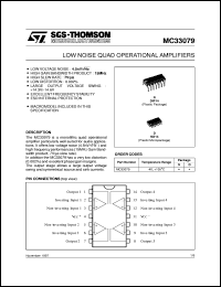 MC33079D Datasheet