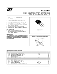 BU808DFI Datasheet