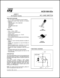ACS108-5SA Datasheet