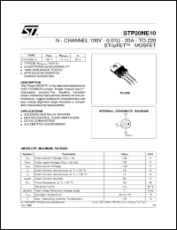 STP20NE10 Datasheet