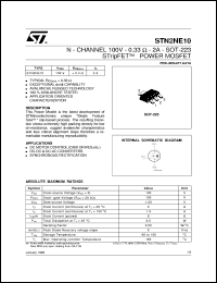 STN2NE10 Datasheet