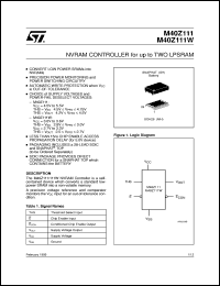 M40Z111VMH1 Datasheet