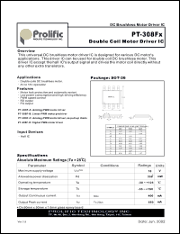 PT-308F-B Datasheet