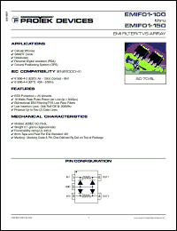 EMIF01-100 Datasheet