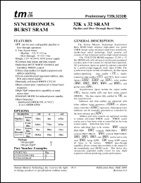 T35L3232B-4T Datasheet