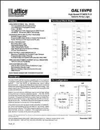 GAL16VP8B-25LJ Datasheet