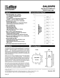 GAL20VP8B-25LP Datasheet