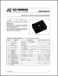 GS2T48-D12 Datasheet