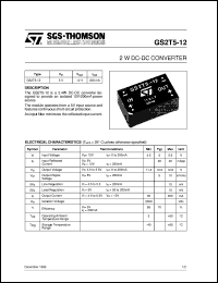 GS2T5-12 Datasheet
