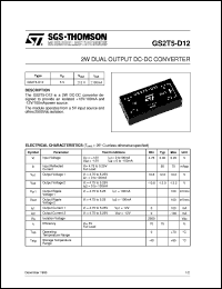 GS2T5-D12 Datasheet