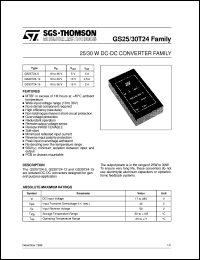GS30T24-15 Datasheet