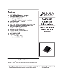 SA25C020LMLFFX Datasheet