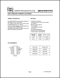 SM16705F Datasheet