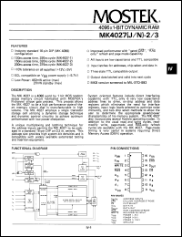 MK4027J-1 Datasheet