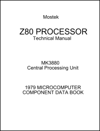 MK3880P-10-Z80-CPU Datasheet