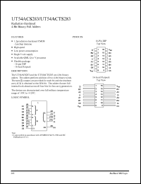 UT54ACS283 Datasheet