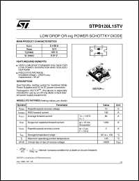 STPS120L15TV Datasheet