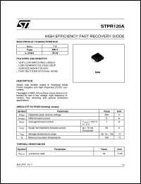 STPR120A Datasheet