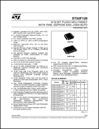 ST92F120R6T Datasheet