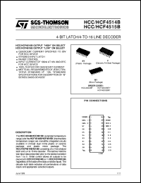 HCF4515B Datasheet