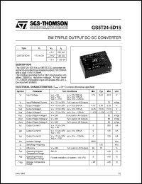 GS5T24-5D15 Datasheet
