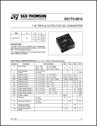 GS1T5-5D15 Datasheet