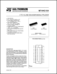 M74HC154 Datasheet