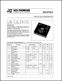 GS15T48-5 Datasheet