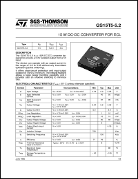 GS15T5-5-2 Datasheet