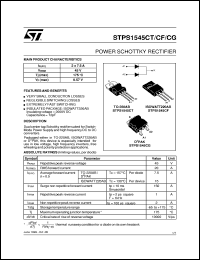 STPS1545CF Datasheet