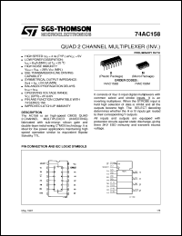 74AC158 Datasheet