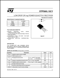 STPS80L15CY Datasheet