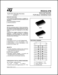 RCD16-47B Datasheet