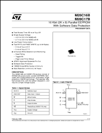 M28C16B-W Datasheet