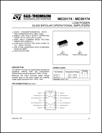 MC33174D Datasheet