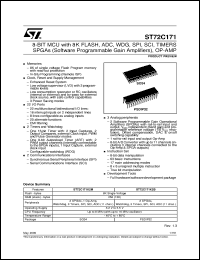 ST72C171 Datasheet
