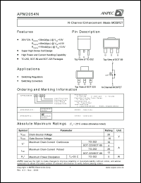 APM2054NUC-TR Datasheet