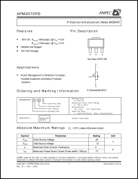 APM2070PDC-TUL Datasheet