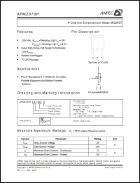 APM2070PUC-TRL Datasheet