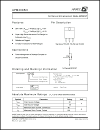 APM3005NUC-TU Datasheet