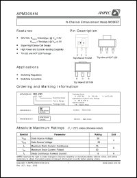 APM3054NUC-TR Datasheet