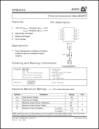 APM4463KC-TR Datasheet