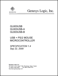 GL603USB-A Datasheet