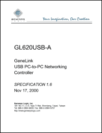 GL620USB-A Datasheet