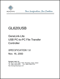 GL620USB Datasheet