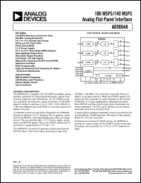 AD9884A-PCB Datasheet